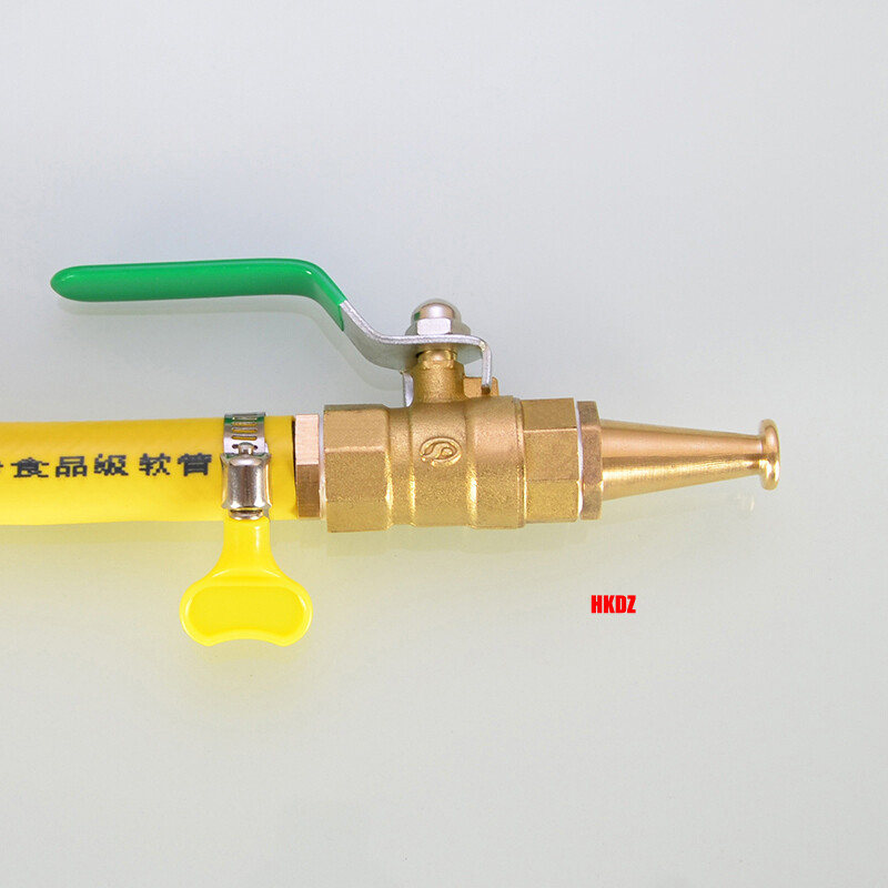 Brass Ball Valve Fire-Fighting Reel Male Female Thread Hose Barb Water Gas Fuel