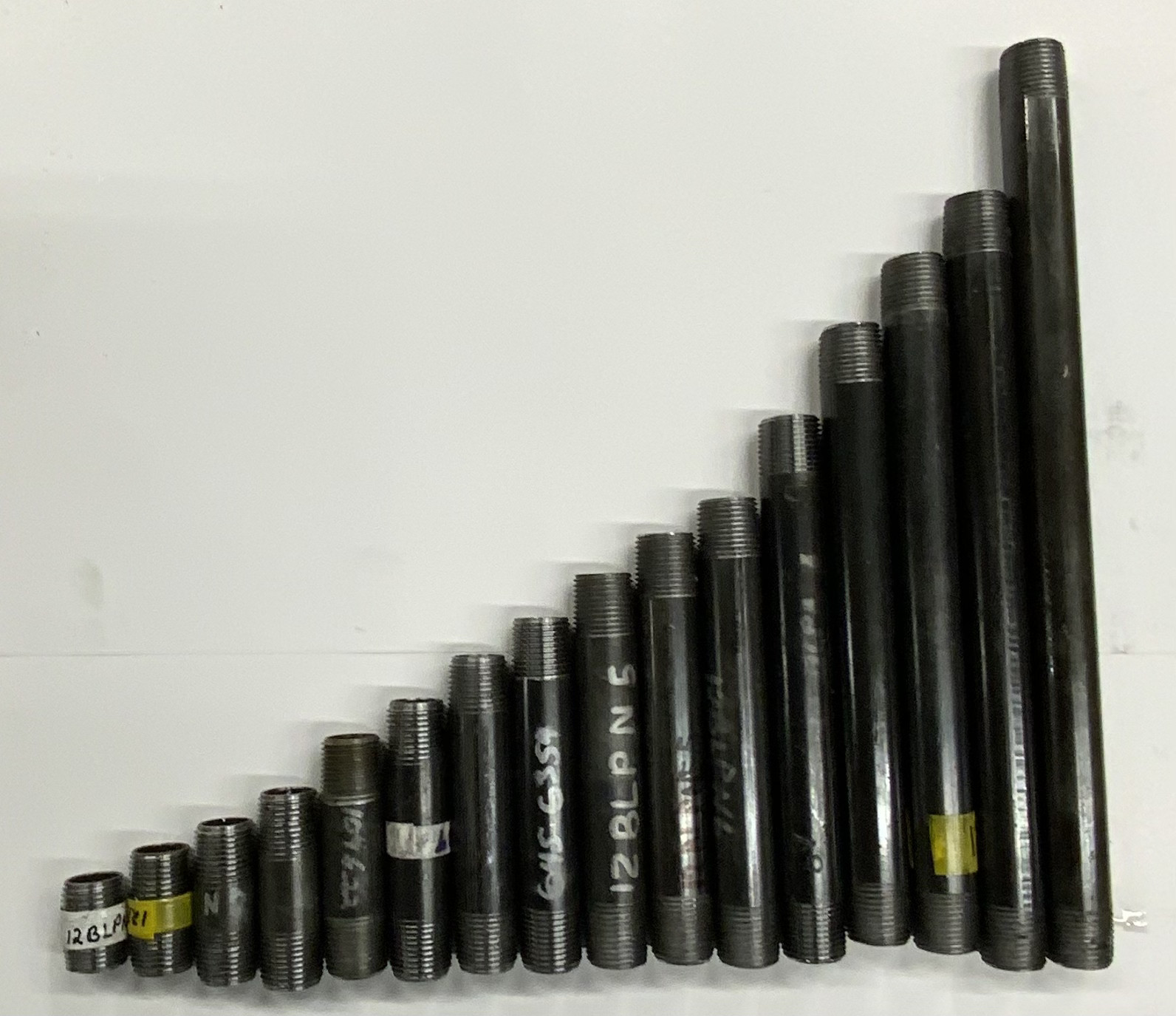 1/2″ Black Pipe Nipple NPT Threaded Both Ends