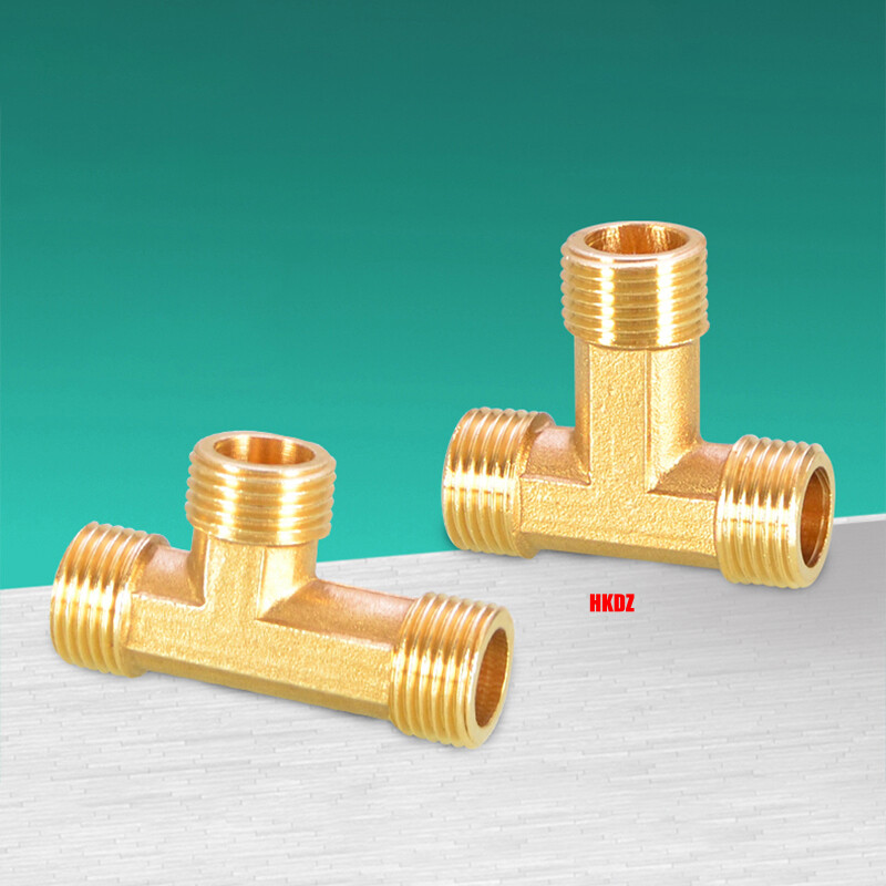 Brass BSP 1/2″ T-Shape Pipe Fittings Male/Female Thread Extension Tee Connector