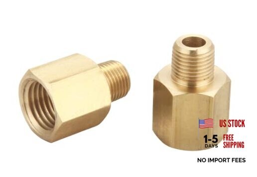 1/4 Inch Female to 1/8 Inch 1/8 Inch NPT Male x 1/4 Inch NPT Female 2 Piece