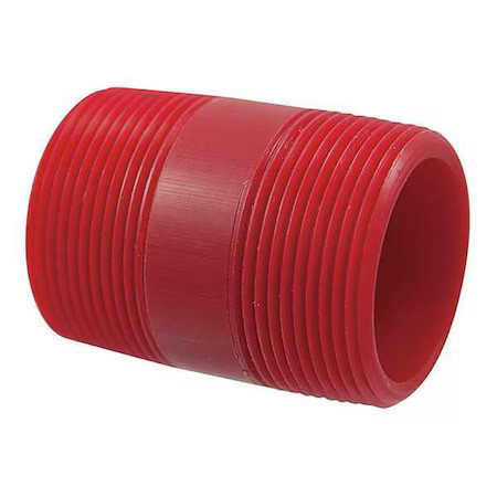 Nibco 6529 3/4Xsh 3/4″ Mnpt X 2″ Tbe Kynar(R) Pipe Nipple Sch 80