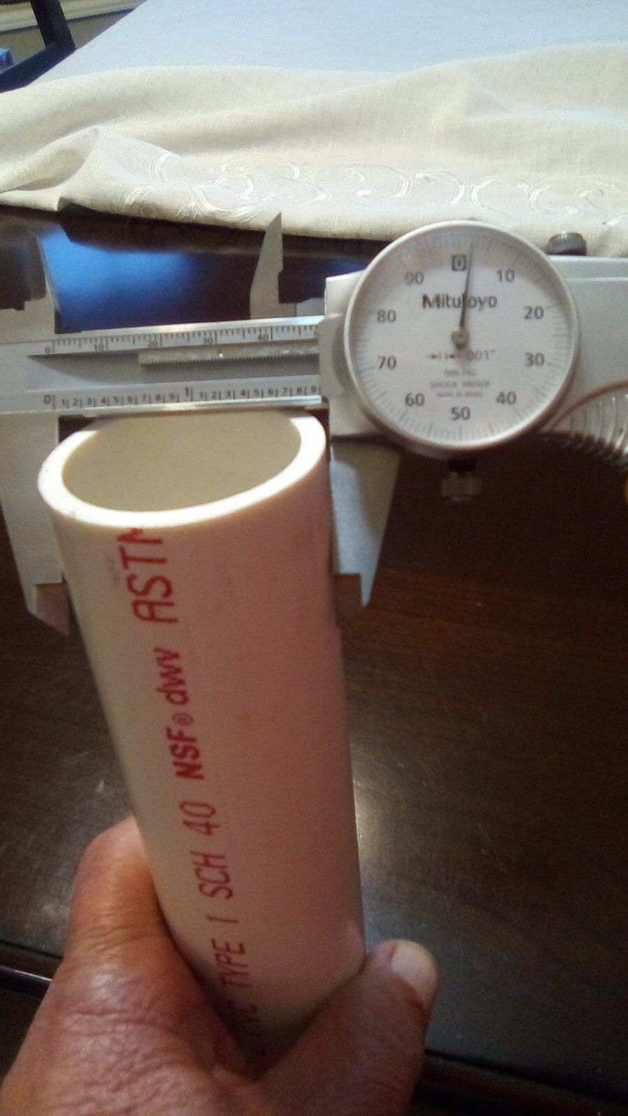 PVC Pipe 1-1/2″ x 16″ Minimum Length Schedule 40 2 pcs.