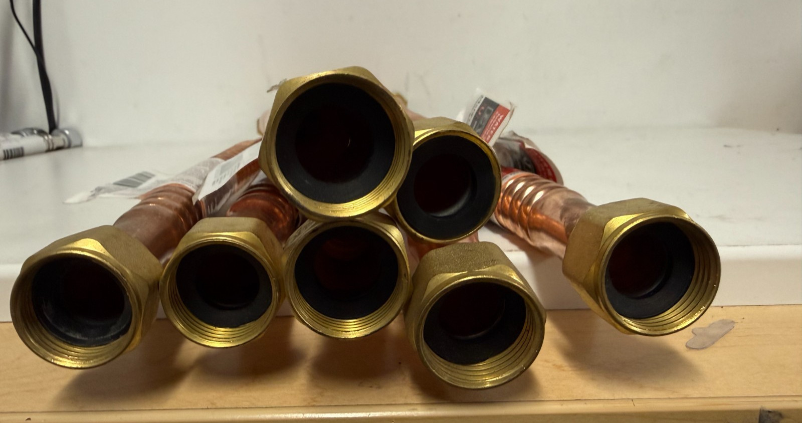 7 Packs- Everbilt 3/4”FIP x 3/4”FIP x 24” Water Heater Supply Line -1000044300