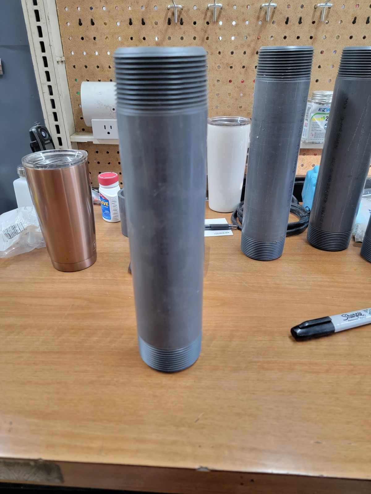 2-1/2″ x 12″ 861-300 2-1/2″ Mnpt X 12″ Tbe Pvc Pipe Nipple Sch 80.