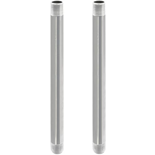 Stainless Steel Pipe, 304 Pipe Nipple Fits Standard 3/4 Inch 3/4″ x 14″