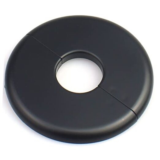 2 Pcs ID 1.0 Inch ABS Wall Split Flange Self-Adhesive Tape Round BL-1.0 INCH-2