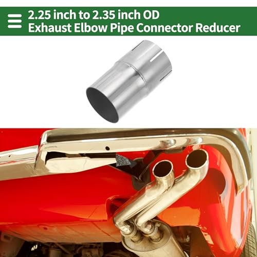 Mandrel Exhaust Bend Elbow Concentric Reducer T304 2.25″OD to 2.35″OD