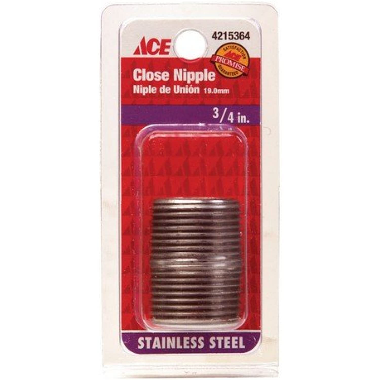 Smith-Cooper Nipple Stainless 304 3/4 “