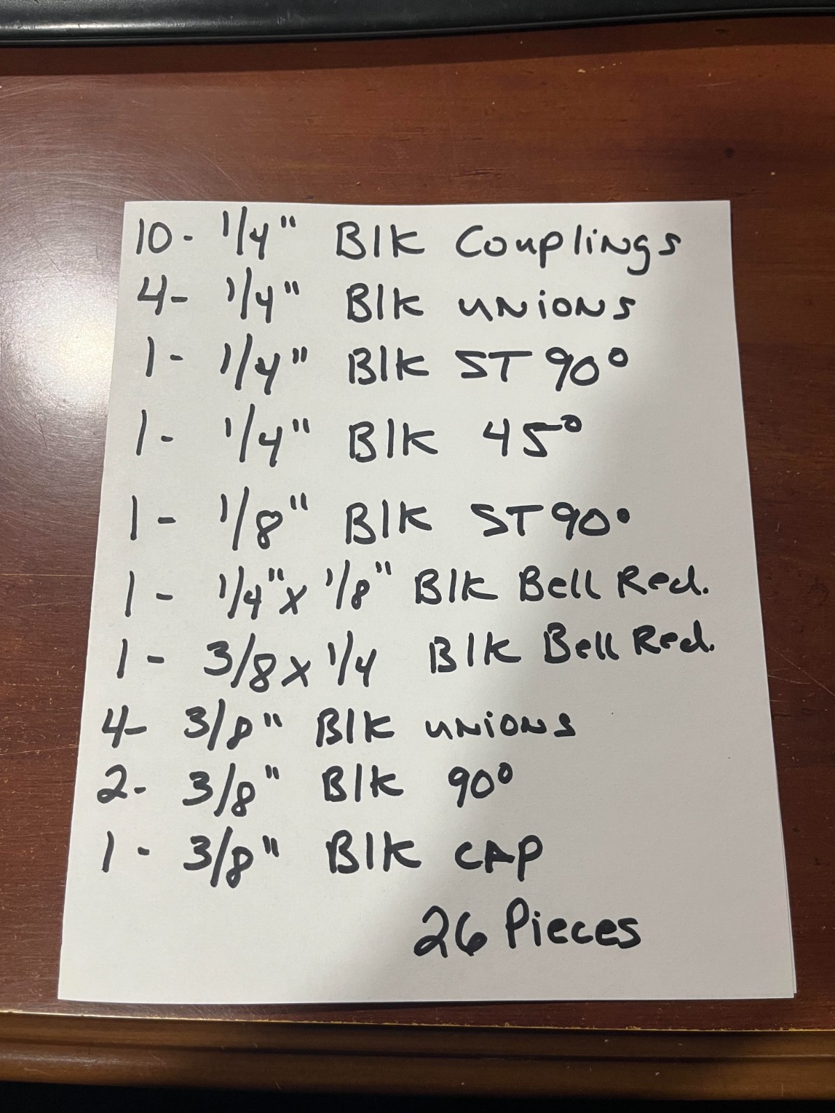 3/8″ and 1/4″ * ASSORTED ** MALLEABLE BLACK IRON PIPE FITTINGS 150 LBS RATED