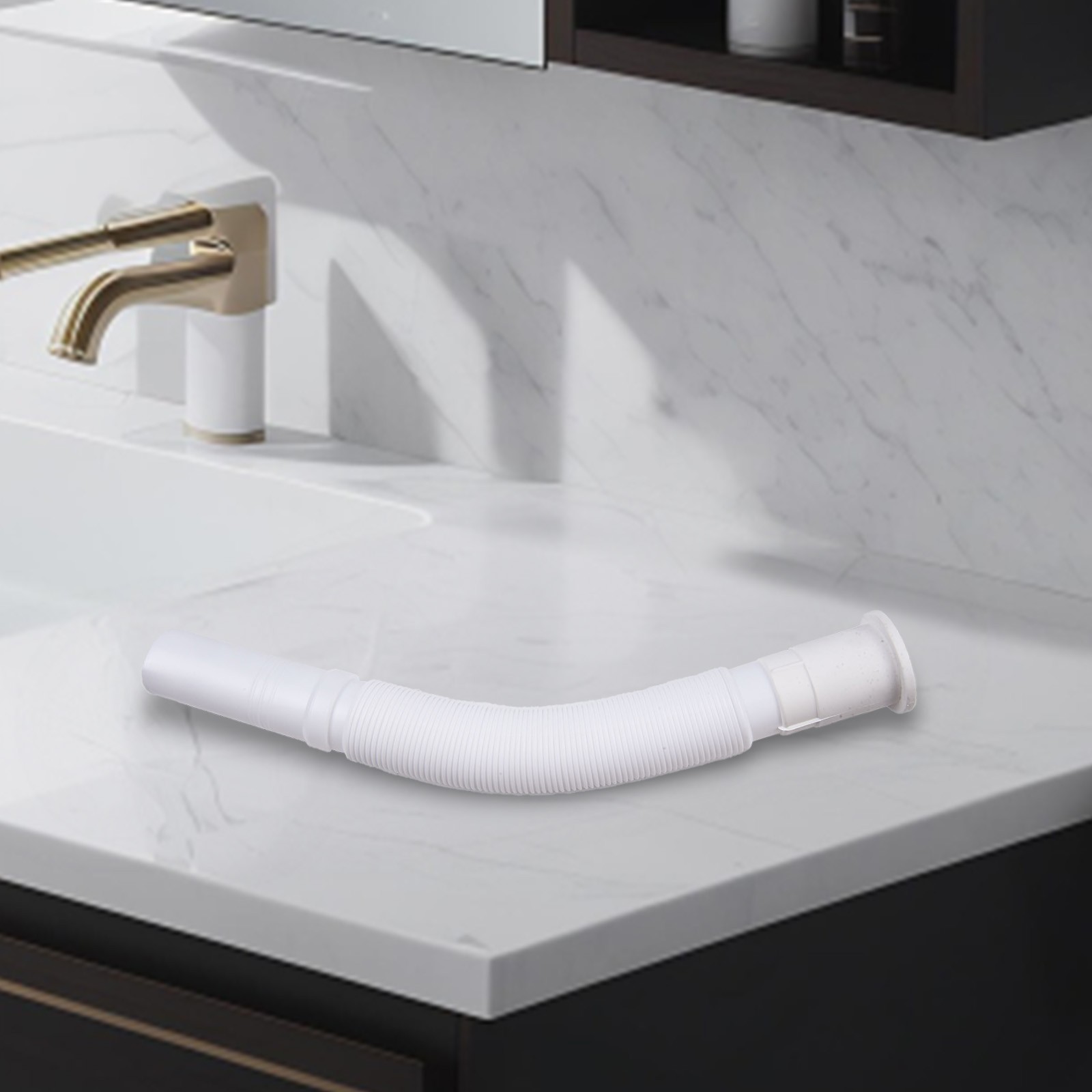 Flexible and Expandable Drain Pipe Tube Plastic Tube for Sink Basin Drain Wash