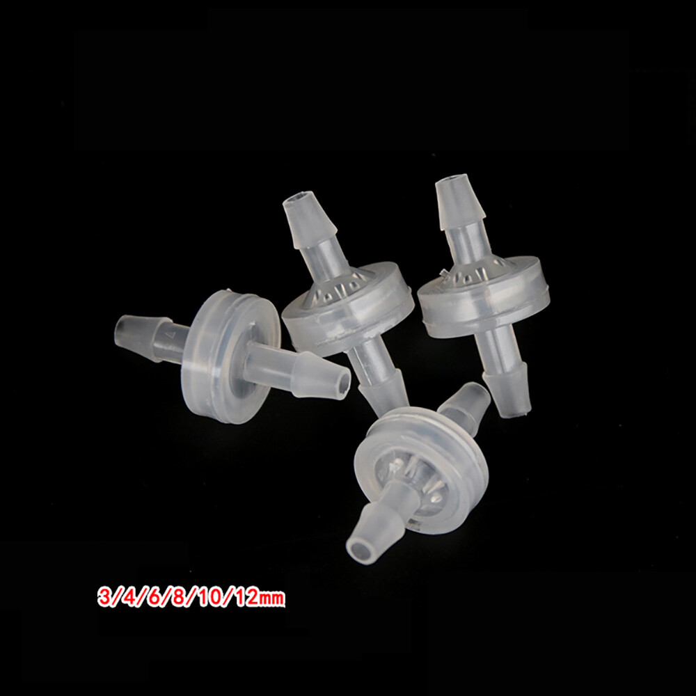 Plastic Non Return Valve One Way Check Valve Φ3mm-12mm Fuel Air Water Tube Hose