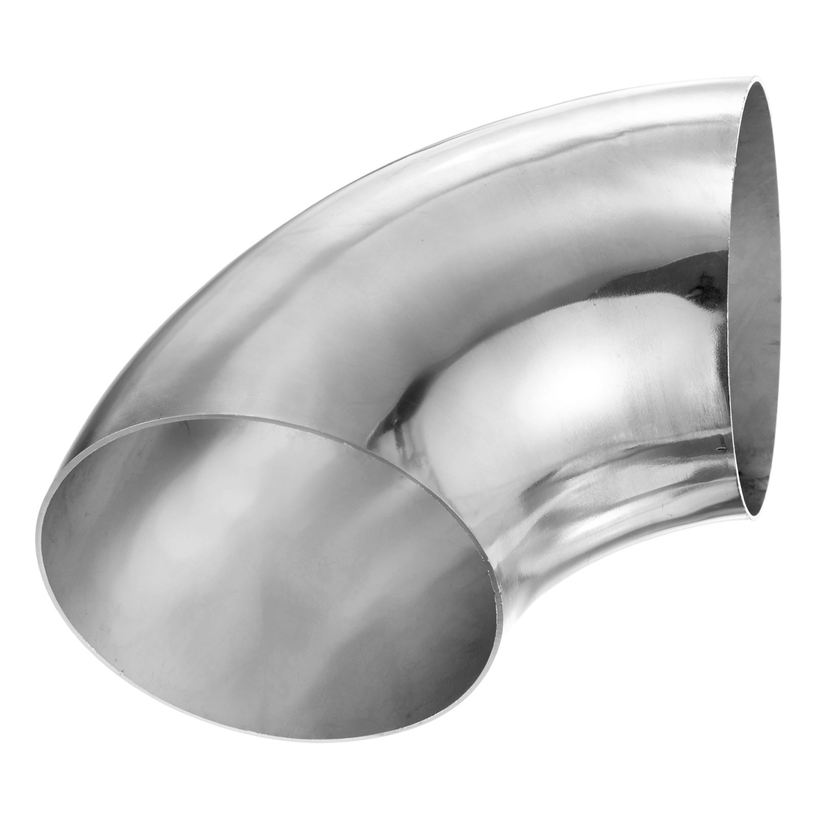 2-Pack OD 4 Inch 90 Degree Mandrel Bend Elbow, Thicken 1.5 mm Height 142 mm