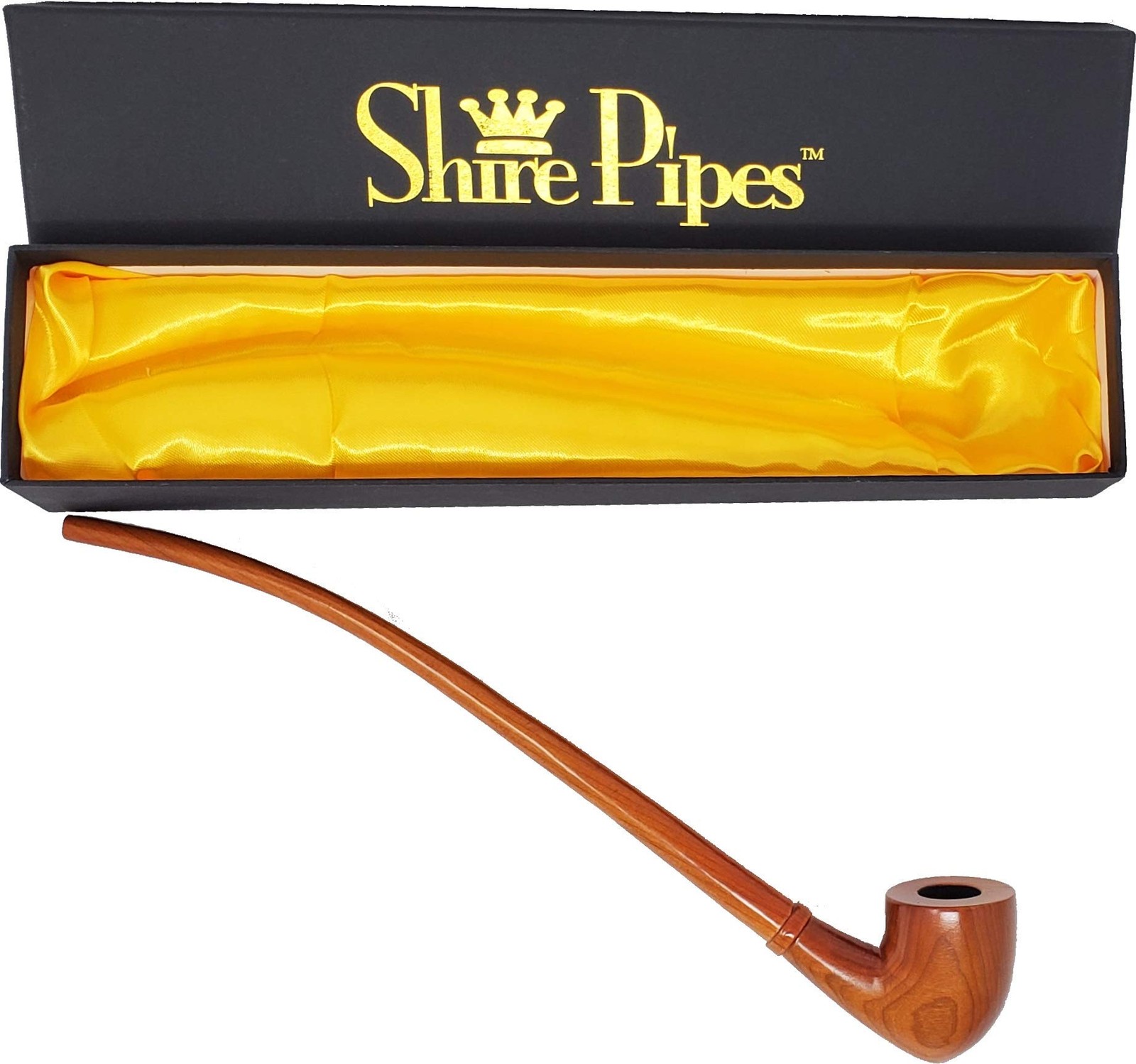 Shire Pipe Churchwarden Tomahawk – 13″ / Cherry 1 Count (Pack of 1),