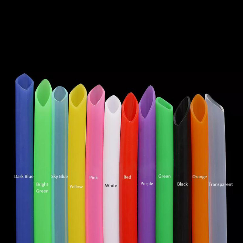Mulitcolor Food Grade Silicone Tube Flexible Rubber Pipe Water Soft Hose 5x7mm