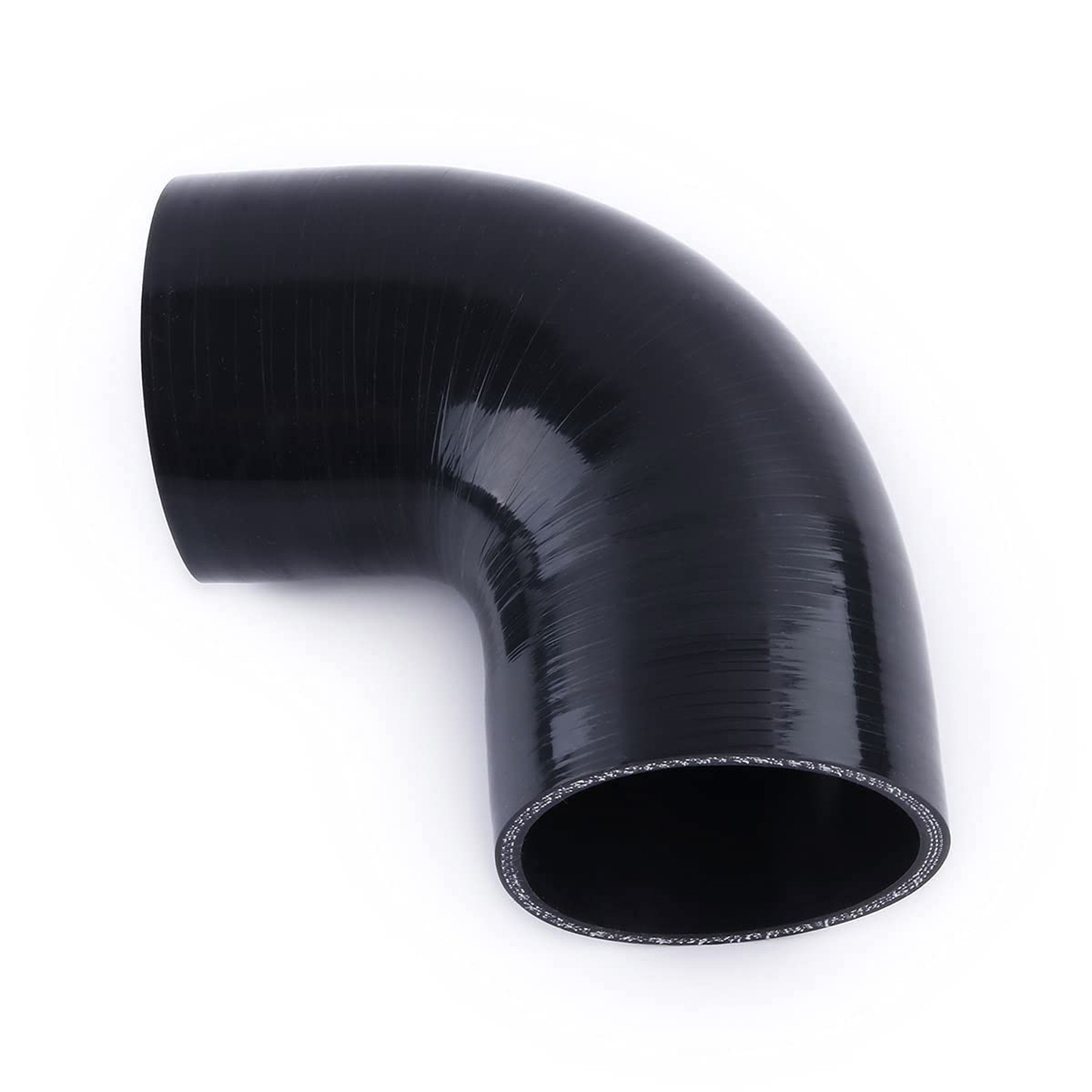 3″ ID 90 Degree Elbow Silicone Coupler Reinforced Hose,4-Ply Turbo/Intercoole…