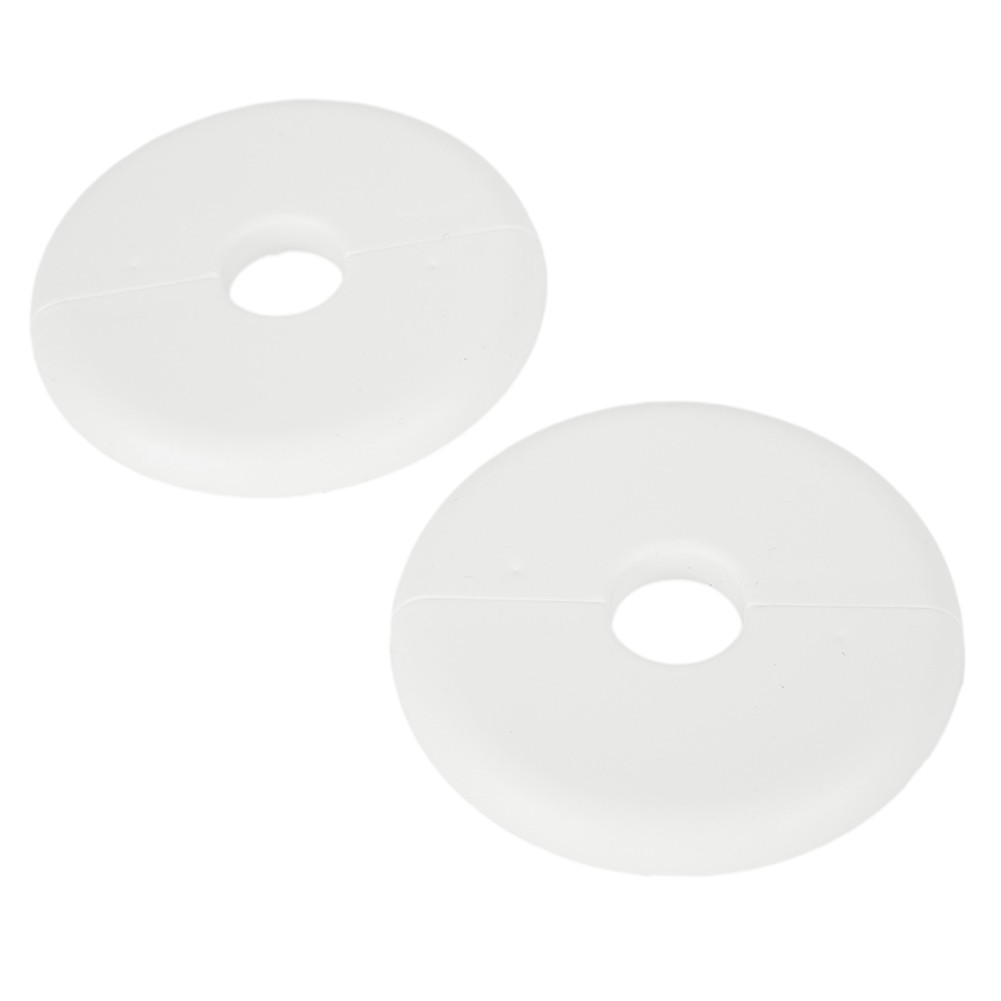 2Pcs Radiator Pipe Cover Collar 2.7 Dia 15mm Hole Slide Over Existing Pipe New