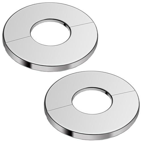 2Pcs 2″/51mm Wall Split Flange, Stainless Steel Round Escutcheon 51mm (2in)