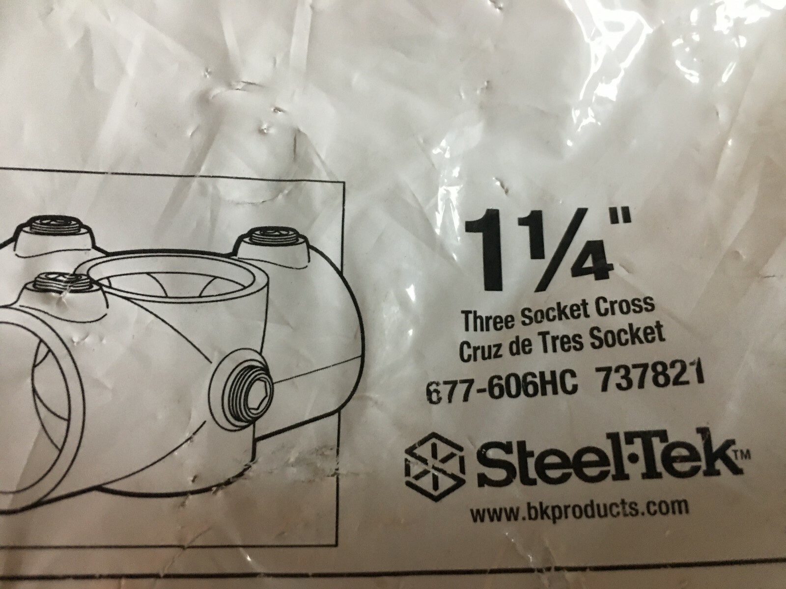 SteelTek 1-1/4-in x 90-Degree Galvanized Steel Structural Pipe Fitting #737821