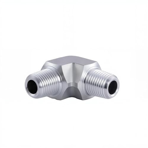 2 Pack NPT1/8 90 Degree Elbow, NPT1/8 Male – NPT1/8 Male, For NPT1/8(M)