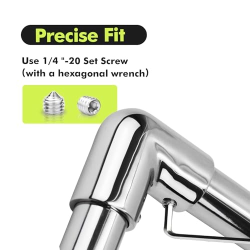 316 Stainless Steel Fittings for Boat Railings – 1-Inch – 2-Way 90° Elbow
