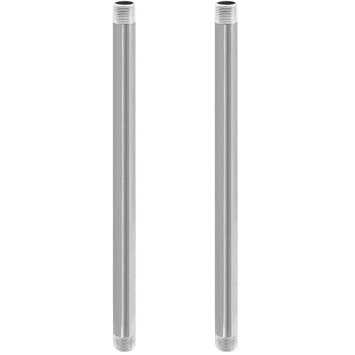 Stainless Steel Pipe, 304 Pipe Nipple Fits Standard 3/4 Inch 3/4″ x 18″