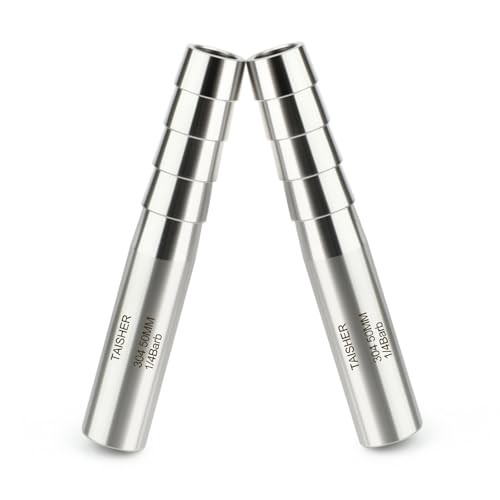 PCS 304 Stainless Steel Pipe Fittings, 1/4″ Barb” Length 1/4″ Barb(2″ Length) 2