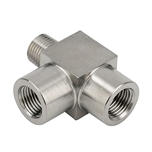 Metalwork 304 Stainless 1/8″ NPT Male x 1/8″ NPT Female x 1/8″ NPT Female 1 Pc