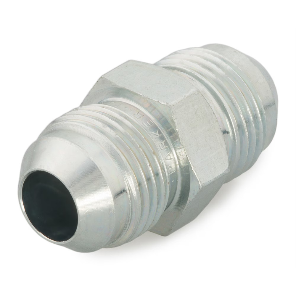 Various Sizes of Parker HTX-S Straight Adapter Fitting Male JIC 37 Degree Flare