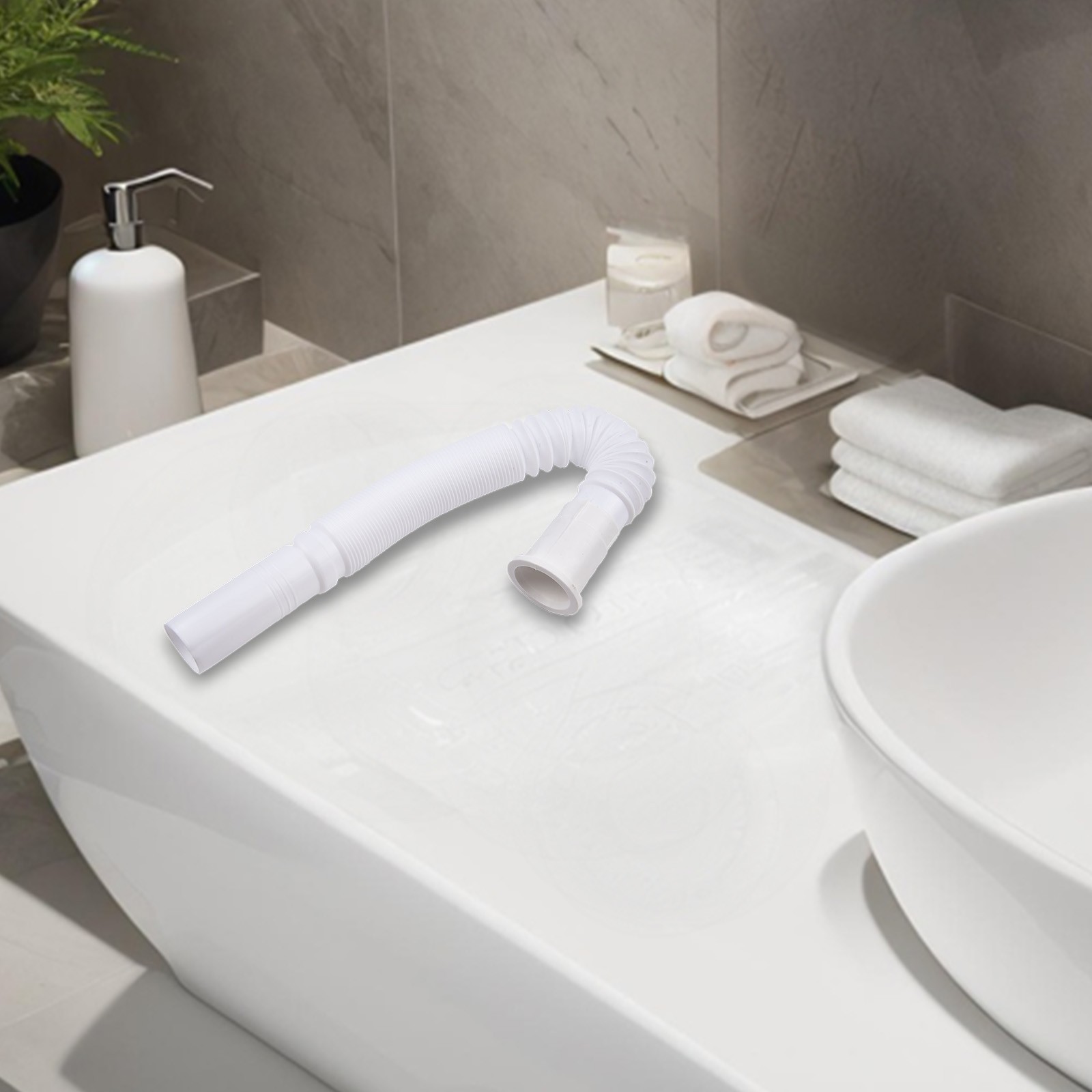 Flexible and Expandable Drain Pipe Tube Plastic Tube for Sink Basin Drain Wash