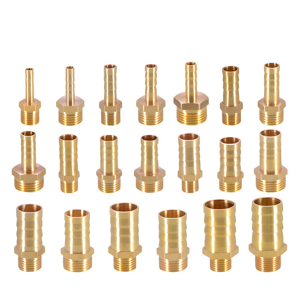 BSP Taper Thread x Hose Tail End Connector Brass Fitting for Air Water & Fuel