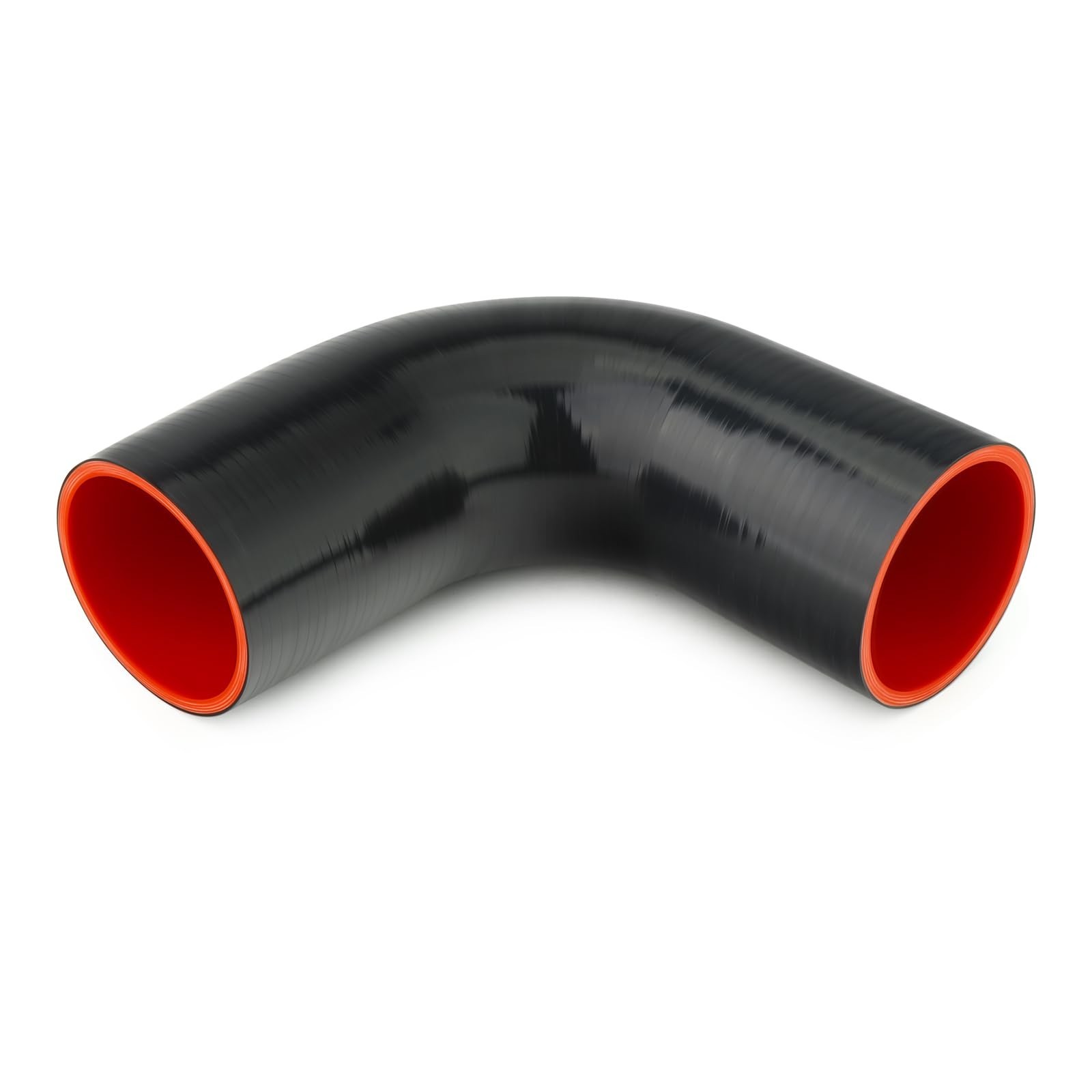 GASHER 1PCS 90 Degree Elbow Silicone Hose 3″ID, Silicone Couplers Leg Length …
