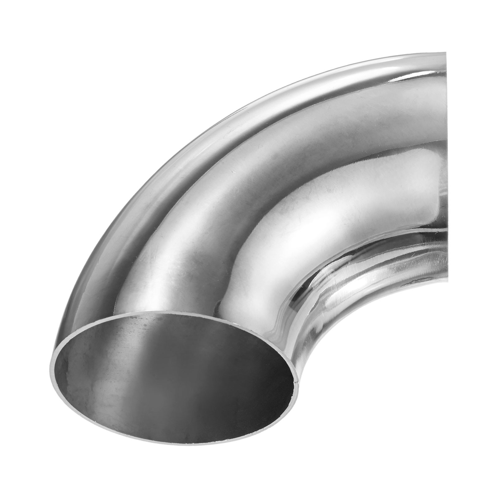 OD 3.5 Inch 90 Degree Mandrel Bend Elbow, Thicken 2 mm Height 140 mm