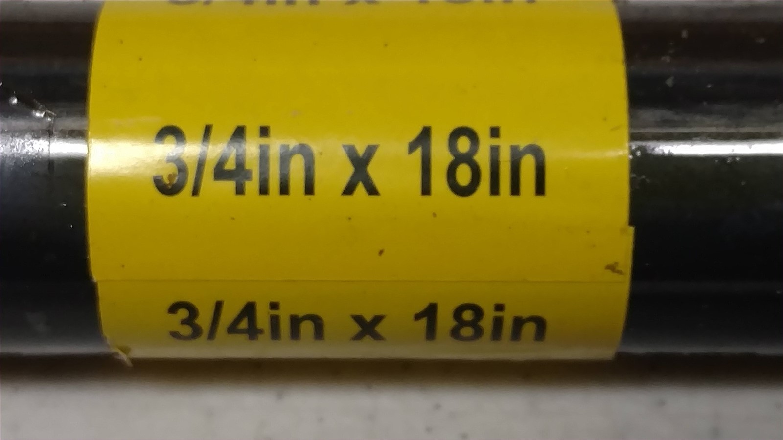 3/4″ x 18″ Black Steel Threaded Gas Pipe (HL8)