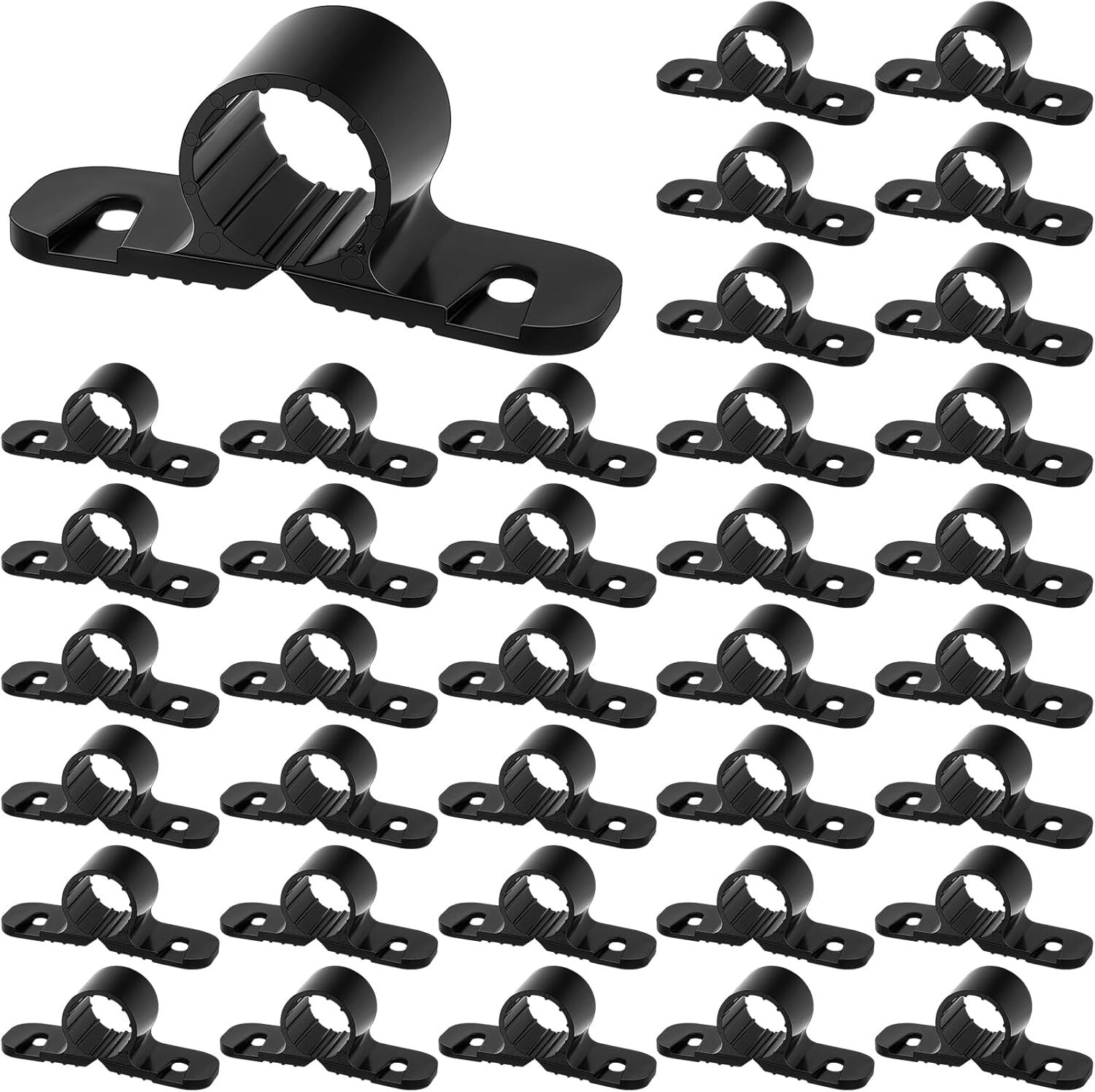 50 Pack 1/2 Inch Pipe Supports Suspension Clamp Pipe Clamps Pex Clamps for Pex