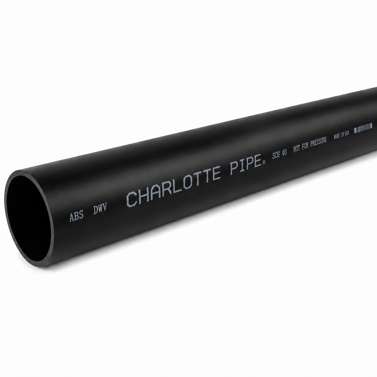 2″ ABS DWV Pipe | Black | Drain Waste Vent | Plumbing Pipe