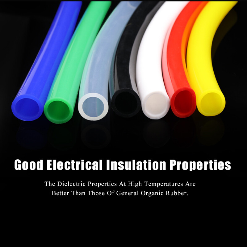 Silicone Tube Food Grade Vacuum Pipe Water Milk Beer Soft Hose All Colours 4x6mm