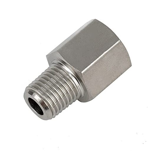 Metalwork 304 Stainless Steel Pipe 1/8″ NPT Male x 1/8″ G Female Thread 1 Pcs