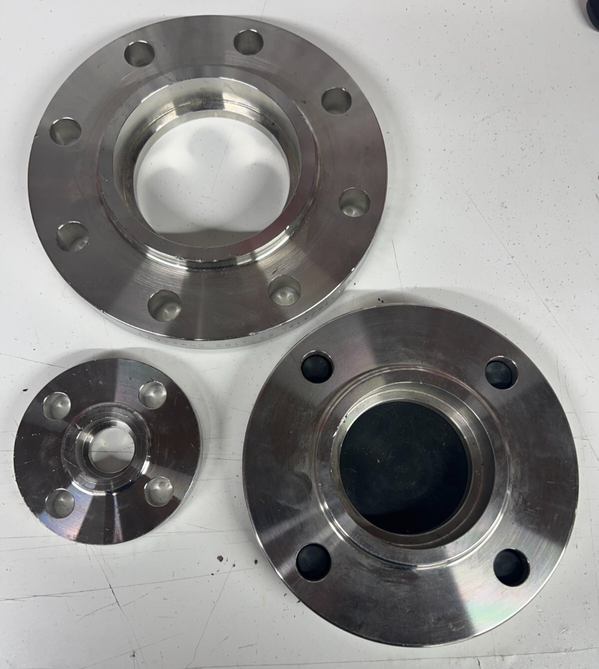 Various Size/Grade Stainless Flange x Socket Weld Raised Face Class 150 40S STD
