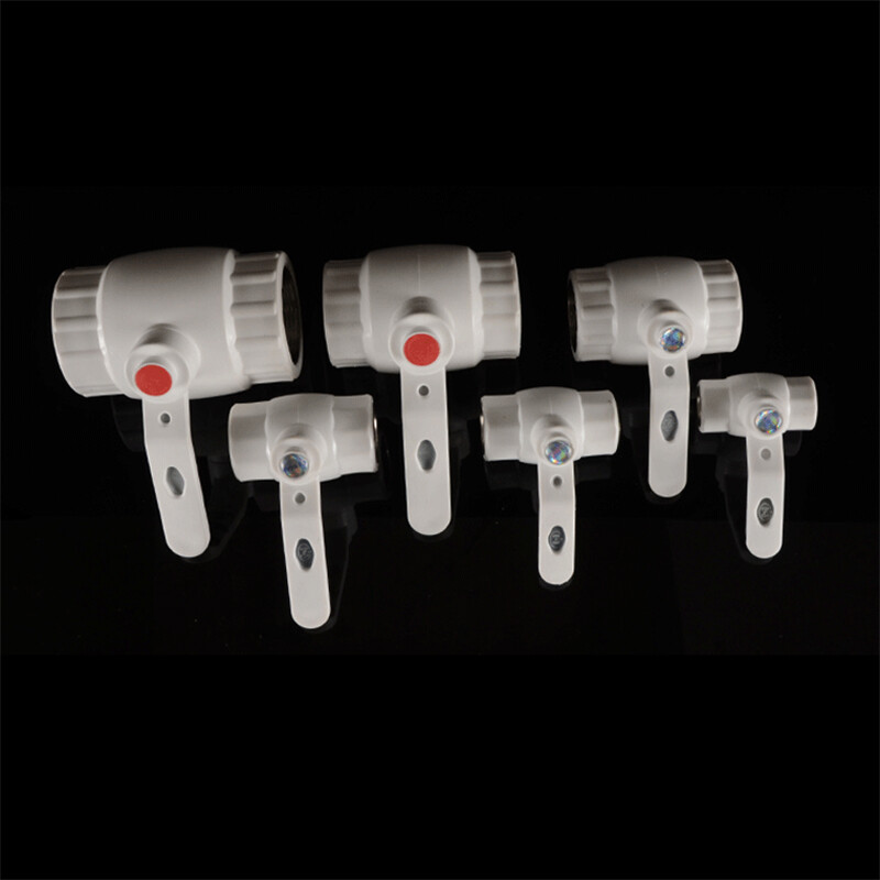 PPR Hot Melt Ball Valves Female Thread Ball Valve 20mm-110mm Switch Accessories