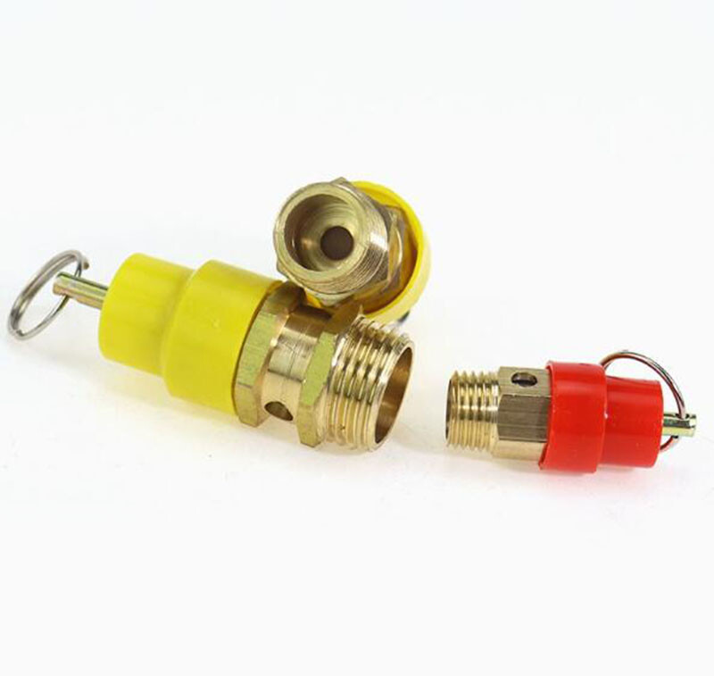 8KG Air Compressor Pressure Relief Brass Safety Exhaust Valve 1/2″ 1/4″ 1/8″ 3/8