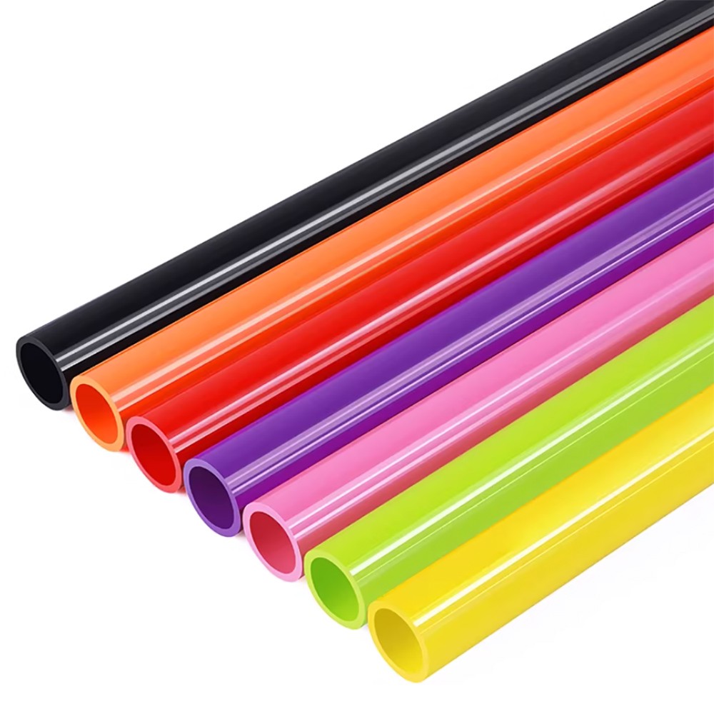 Ø20-110mm PVC Pipe Round Tube Solvent Weld Plumbing Aquarium Fish Tank 13 Color