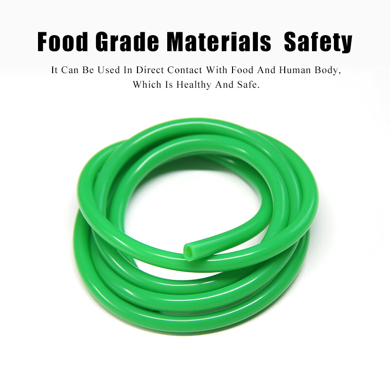 Green Silicone Tube Food Grade Beer Milk Flexible Hose Pipe Soft Rubber 1mm-25mm