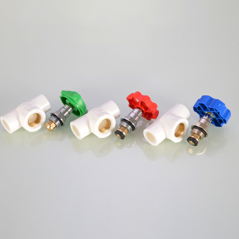 PPR Hotmelt Gate Valve Socket Connector Brass Spool/Valve Fitting 20mm/25mm/32mm