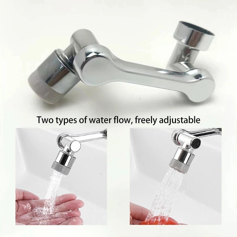 Extension tip for universal tap adjustable arm, kitchen, bathroom
