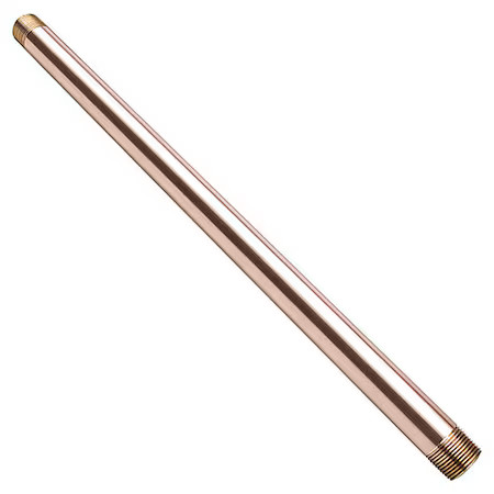 Zoro Select 460-240 1/8″ Mnpt X 2 Ft. Tbe Red Brass Pipe Sch 40, 460-240
