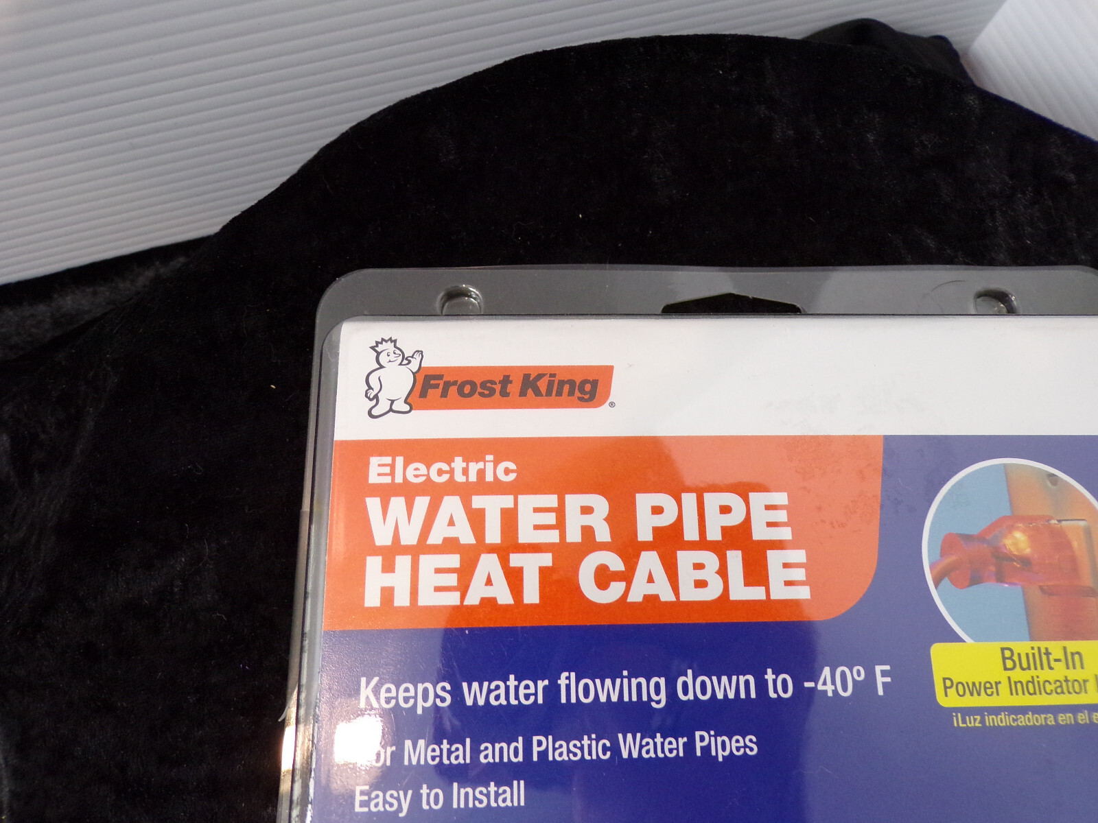 FROST KING Electric Water Pipe Heat Cable NIB 9-13 feet/ -40 degrees below