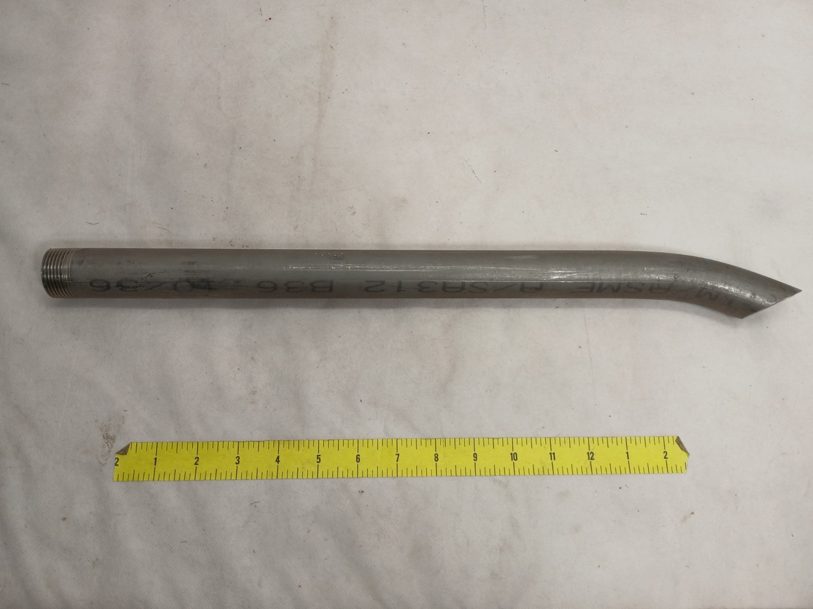 1″ Mnpt X 18″ SCH80 Stainless Steel 304 Pipe – Boiler Pipe – SCH 80 NPT