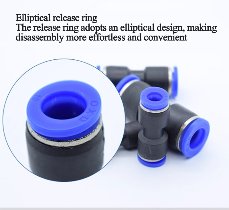 Nylon Pneumatic STRAIGHT hose tube inline push fit connector air line 4mm-16mm