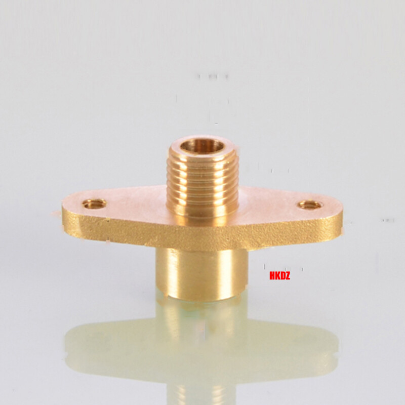 Brass Pipe Fittings BSP Female/Male Thread Flange Fixed Connector Water Adapter