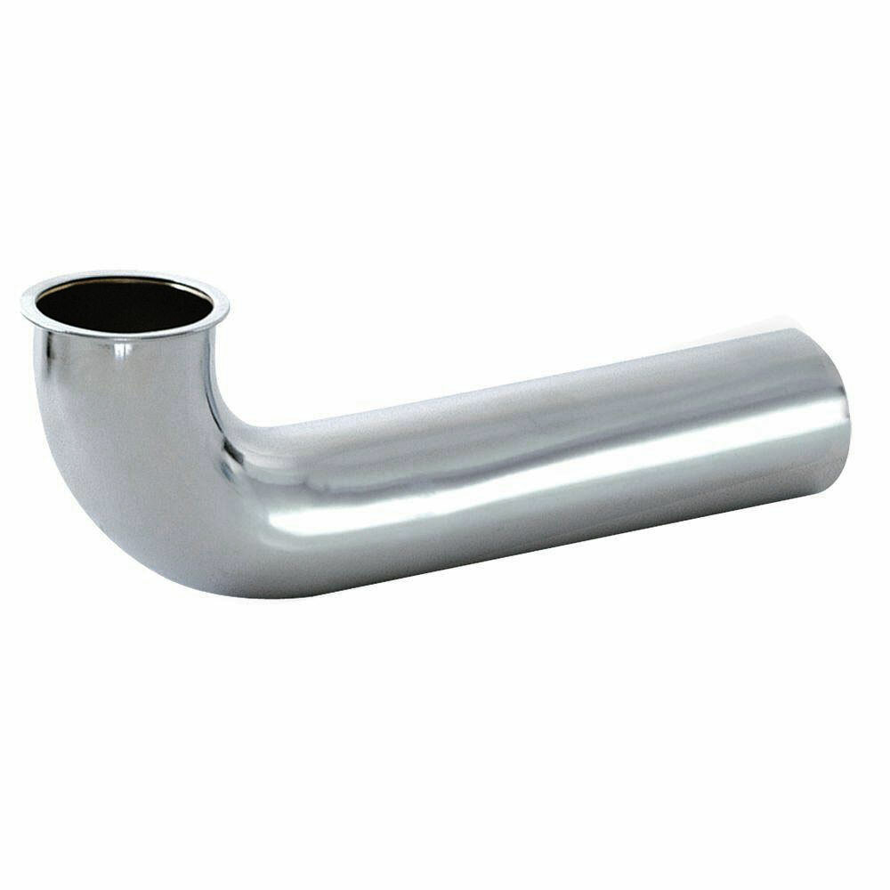 17 Gauge 1-1/2 ” x 9-1/2 ” Chrome Plated Brass Flanged Direct Connect Waste Bend